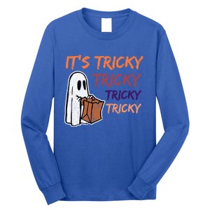 Funny Halloween Boo ItS Tricky Tricky Tricky Gift Long Sleeve Shirt