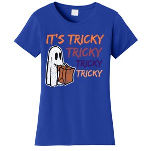 Funny Halloween Boo ItS Tricky Tricky Tricky Gift Women's T-Shirt