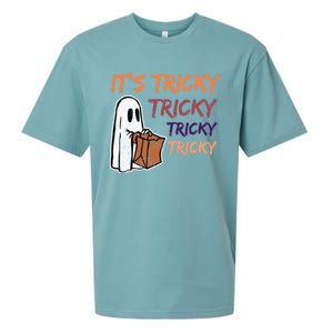 Funny Halloween Boo ItS Tricky Tricky Tricky Gift Sueded Cloud Jersey T-Shirt