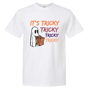 Funny Halloween Boo ItS Tricky Tricky Tricky Gift Garment-Dyed Heavyweight T-Shirt