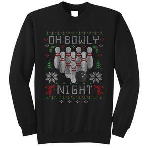 Festive Holiday Bowling Sweater Fun and Quirky Design Sweatshirt