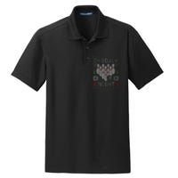 Festive Holiday Bowling Sweater Fun and Quirky Design Dry Zone Grid Polo