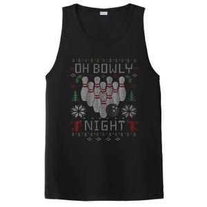 Festive Holiday Bowling Sweater Fun and Quirky Design PosiCharge Competitor Tank