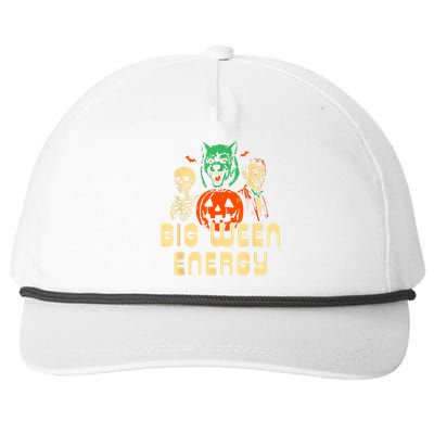 Funny Halloween Big Ween Energy Snapback Five-Panel Rope Hat