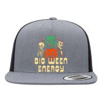 Funny Halloween Big Ween Energy Flat Bill Trucker Hat