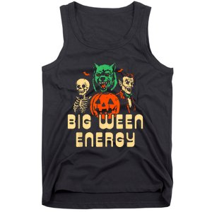 Funny Halloween Big Ween Energy Tank Top