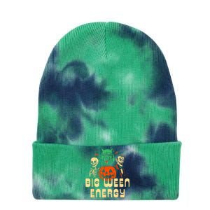 Funny Halloween Big Ween Energy Tie Dye 12in Knit Beanie