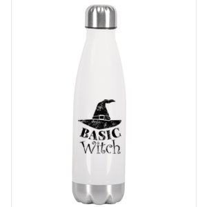 Funny Halloween Basic Witch Lazy Last Minute Costume Gift Stainless Steel Insulated Water Bottle