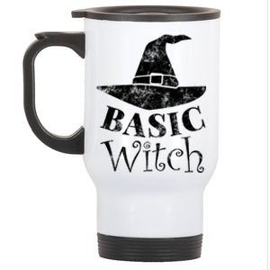 Funny Halloween Basic Witch Lazy Last Minute Costume Gift Stainless Steel Travel Mug