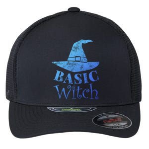 Funny Halloween Basic Witch Lazy Last Minute Costume Gift Flexfit Unipanel Trucker Cap