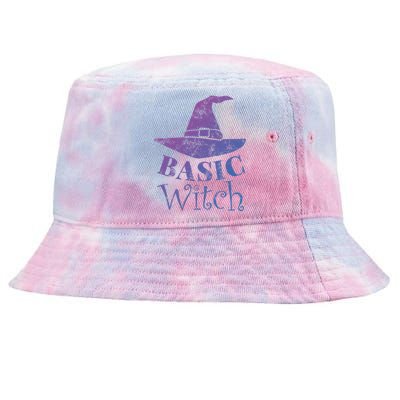 Funny Halloween Basic Witch Lazy Last Minute Costume Gift Tie-Dyed Bucket Hat