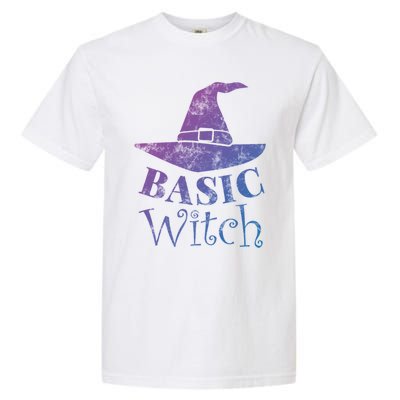 Funny Halloween Basic Witch Lazy Last Minute Costume Gift Garment-Dyed Heavyweight T-Shirt