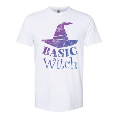 Funny Halloween Basic Witch Lazy Last Minute Costume Gift Softstyle CVC T-Shirt