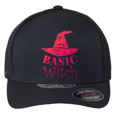 Funny Halloween Basic Witch Lazy Last Minute Costume Gift Flexfit Unipanel Trucker Cap