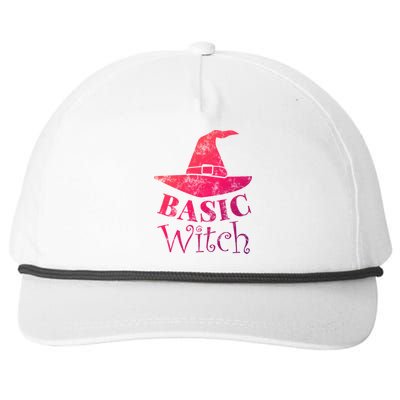 Funny Halloween Basic Witch Lazy Last Minute Costume Gift Snapback Five-Panel Rope Hat