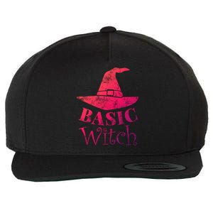 Funny Halloween Basic Witch Lazy Last Minute Costume Gift Wool Snapback Cap