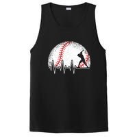 Funny Heartbeat Baseball Player Gift PosiCharge Competitor Tank