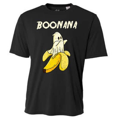 Funny Halloween Banana Ghost Gifts Cooling Performance Crew T-Shirt