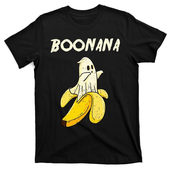 Funny Halloween Banana Ghost Gifts T-Shirt