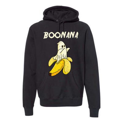 Funny Halloween Banana Ghost Gifts Premium Hoodie