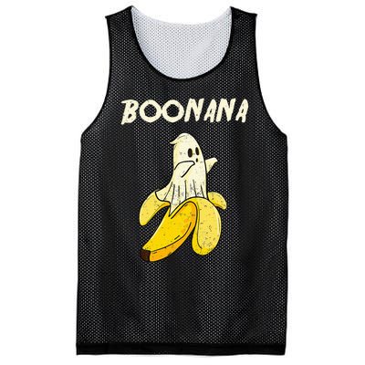 Funny Halloween Banana Ghost Gifts Mesh Reversible Basketball Jersey Tank