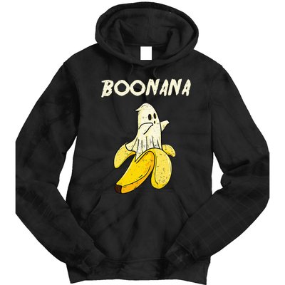 Funny Halloween Banana Ghost Gifts Tie Dye Hoodie