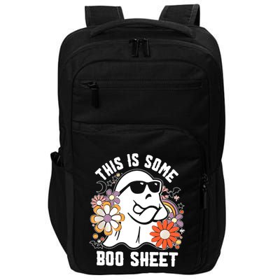 Funny Halloween Boo Ghost Costume This Is Some Boo Sheet Impact Tech Backpack