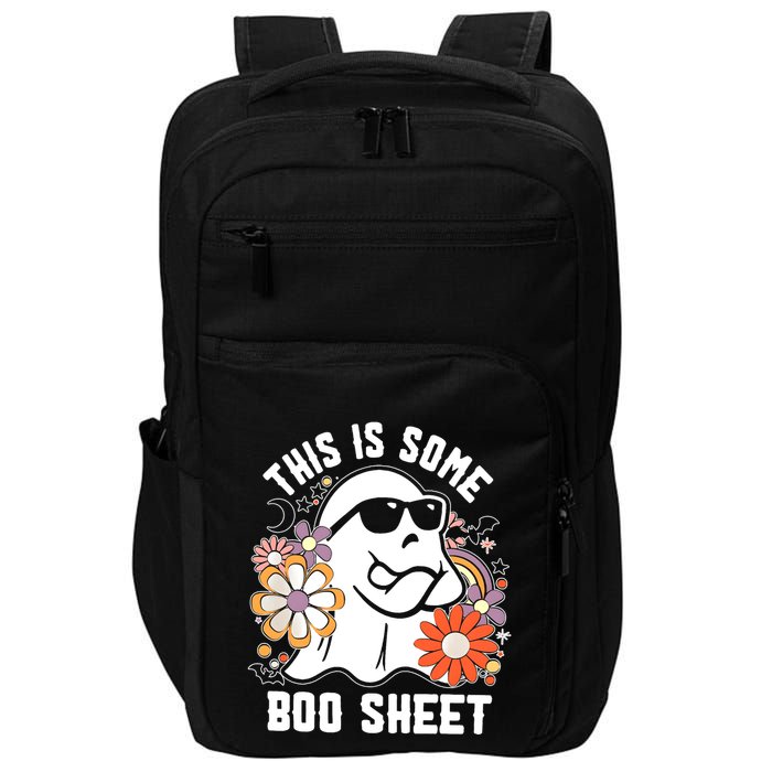 Funny Halloween Boo Ghost Costume This Is Some Boo Sheet Impact Tech Backpack