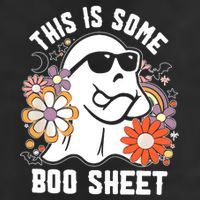 Funny Halloween Boo Ghost Costume This Is Some Boo Sheet Large Microfiber Waffle Golf Towel