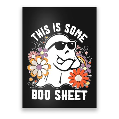 Funny Halloween Boo Ghost Costume This Is Some Boo Sheet Poster
