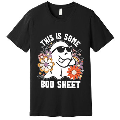 Funny Halloween Boo Ghost Costume This Is Some Boo Sheet Premium T-Shirt