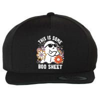 Funny Halloween Boo Ghost Costume This Is Some Boo Sheet Wool Snapback Cap