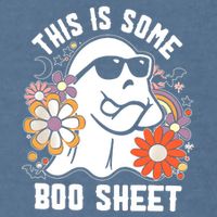 Funny Halloween Boo Ghost Costume This Is Some Boo Sheet Garment-Dyed Sweatshirt
