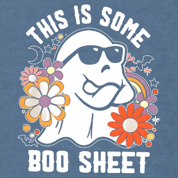 Funny Halloween Boo Ghost Costume This Is Some Boo Sheet Garment-Dyed Sweatshirt