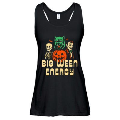 Funny Halloween Big Ween Energy Ladies Essential Flowy Tank