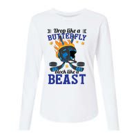 Funny Hockey Boy Ice Hockey Womens Cotton Relaxed Long Sleeve T-Shirt