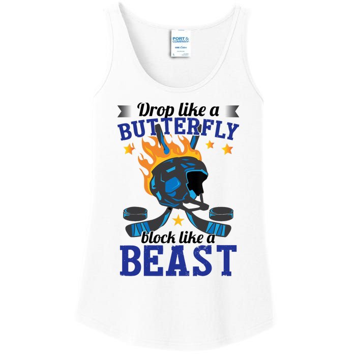 Funny Hockey Boy Ice Hockey Ladies Essential Tank