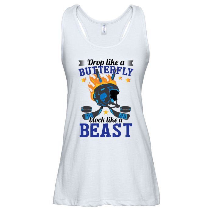 Funny Hockey Boy Ice Hockey Ladies Essential Flowy Tank