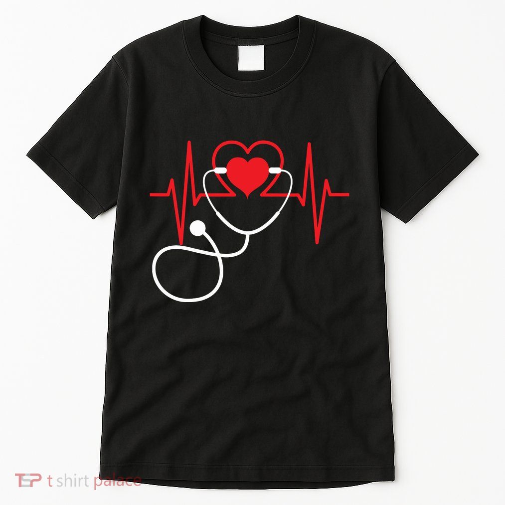 Funny Heart Beats Nurse Nursing Medical Tall T-Shirt