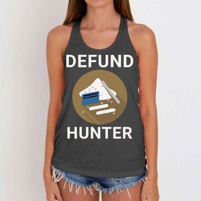 Funny Hunter Biden Conservative Republican Women's Knotted Racerback Tank