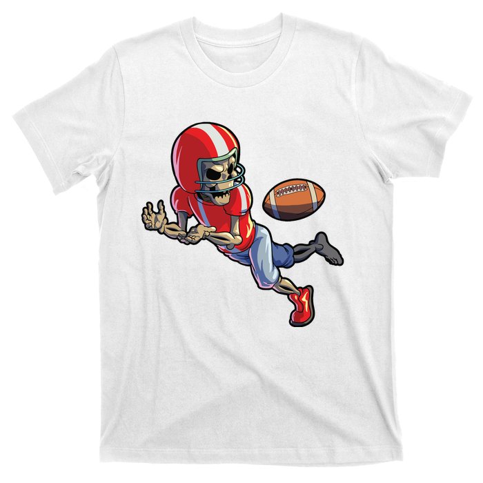 Football Halloween Boy Skeleton Halloween T-Shirt