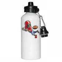 Football Halloween Boy Skeleton Halloween Aluminum Water Bottle