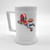 Football Halloween Boy Skeleton Halloween Beer Stein