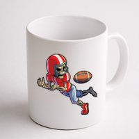 Football Halloween Boy Skeleton Halloween Coffee Mug