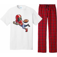 Football Halloween Boy Skeleton Halloween Pajama Set