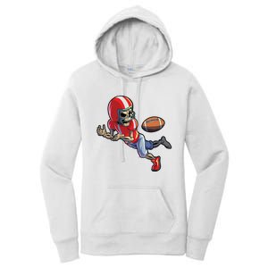 Football Halloween Boy Skeleton Halloween Women's Pullover Hoodie