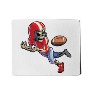 Football Halloween Boy Skeleton Halloween Mousepad