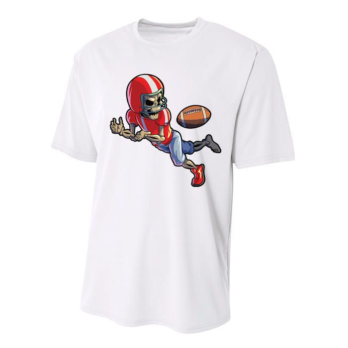 Football Halloween Boy Skeleton Halloween Performance Sprint T-Shirt