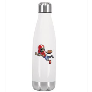 Football Halloween Boy Skeleton Halloween Stainless Steel Insulated Water Bottle