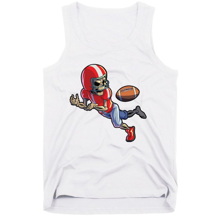 Football Halloween Boy Skeleton Halloween Tank Top